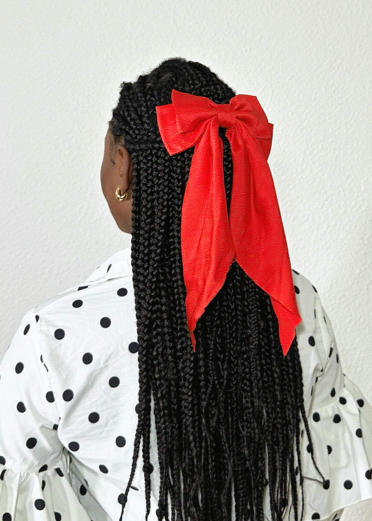 SATIN HAARSCHLEIFE